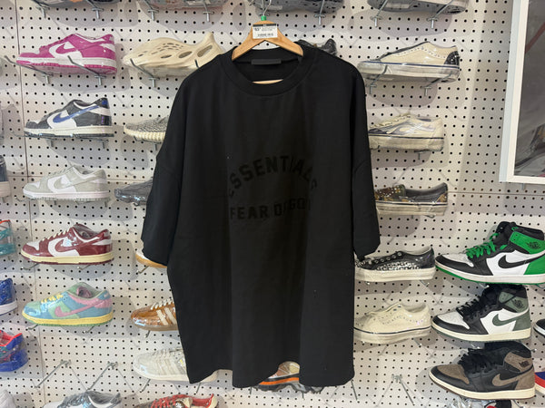 Fear of God Essentials Core Collection Heavy S/S Tee - Black Size XL