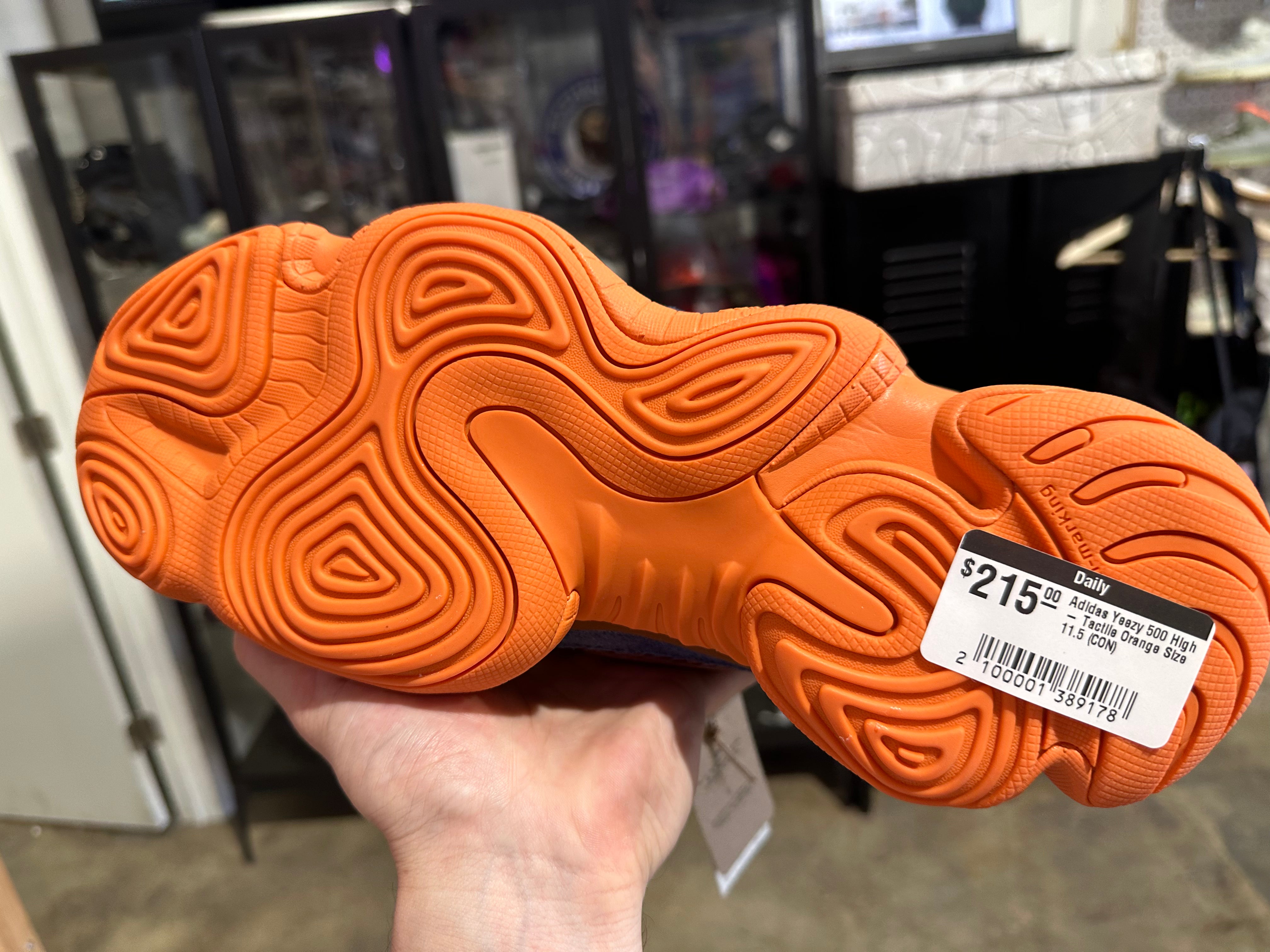 Adidas Yeezy 500 High - Tactile Orange Size 11.5