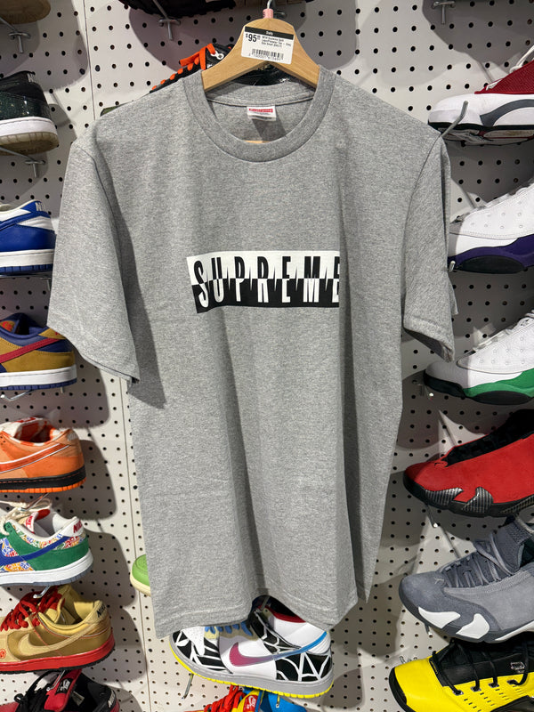 NEW Supreme Split Logo/Predator Tee - Grey Size XXL