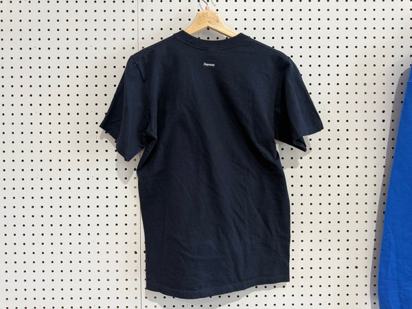 USED Supreme Marvin Gaye Tee - Navy Size Small