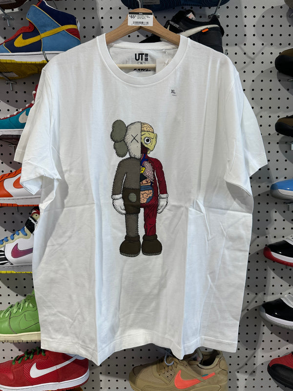 NEW KAWS x Uniqlo Dissected Tee - White Size XL