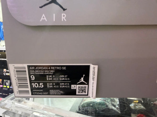 Air Jordan 4 Retro SE - 95 Neon Size 9