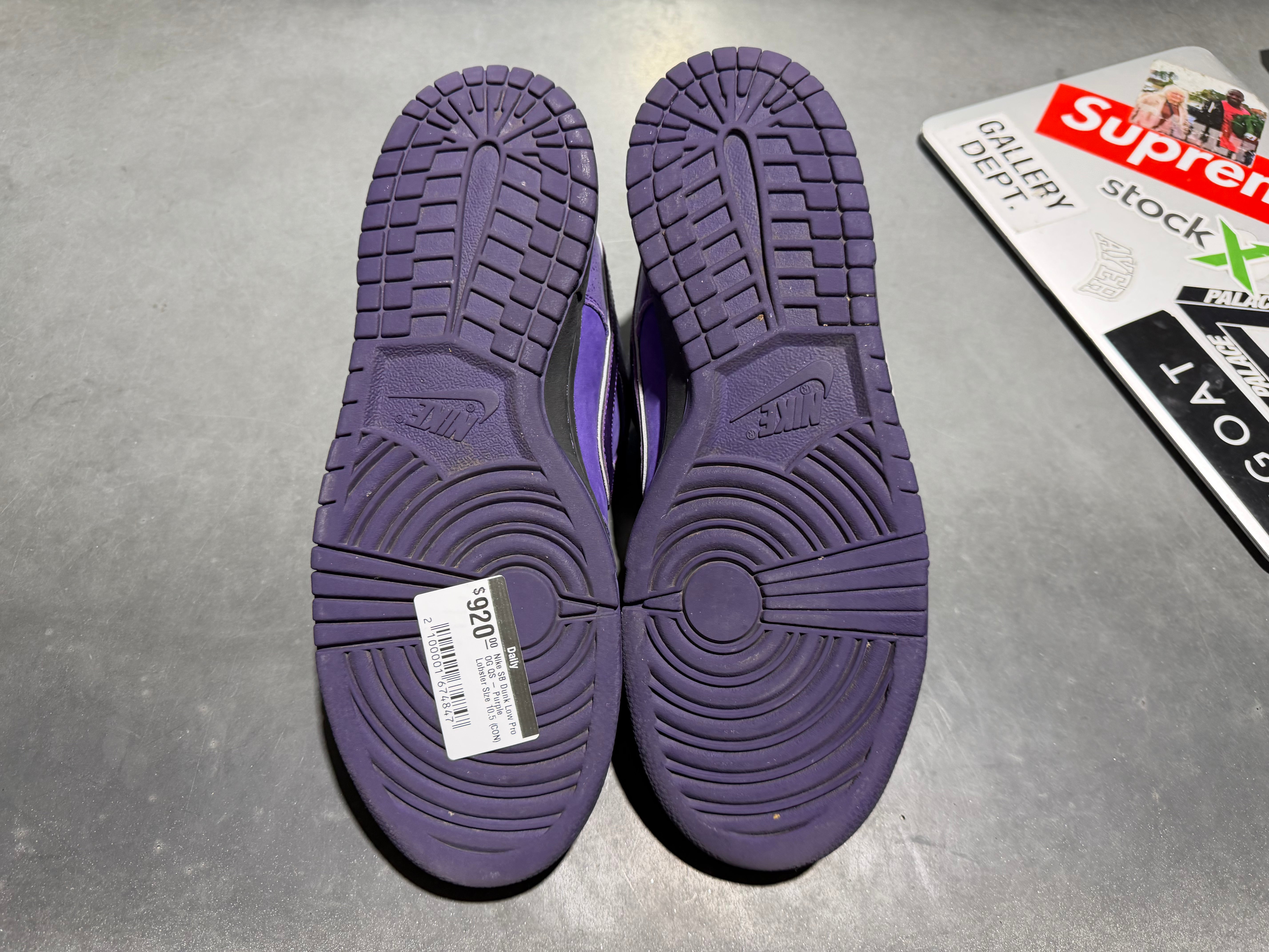 Nike SB Dunk Low Pro OG QS - Purple Lobster Size 10.5