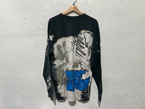 NEW Travis Scott x KAWS x Fragment L/S Tee - Tie Dye Size XL