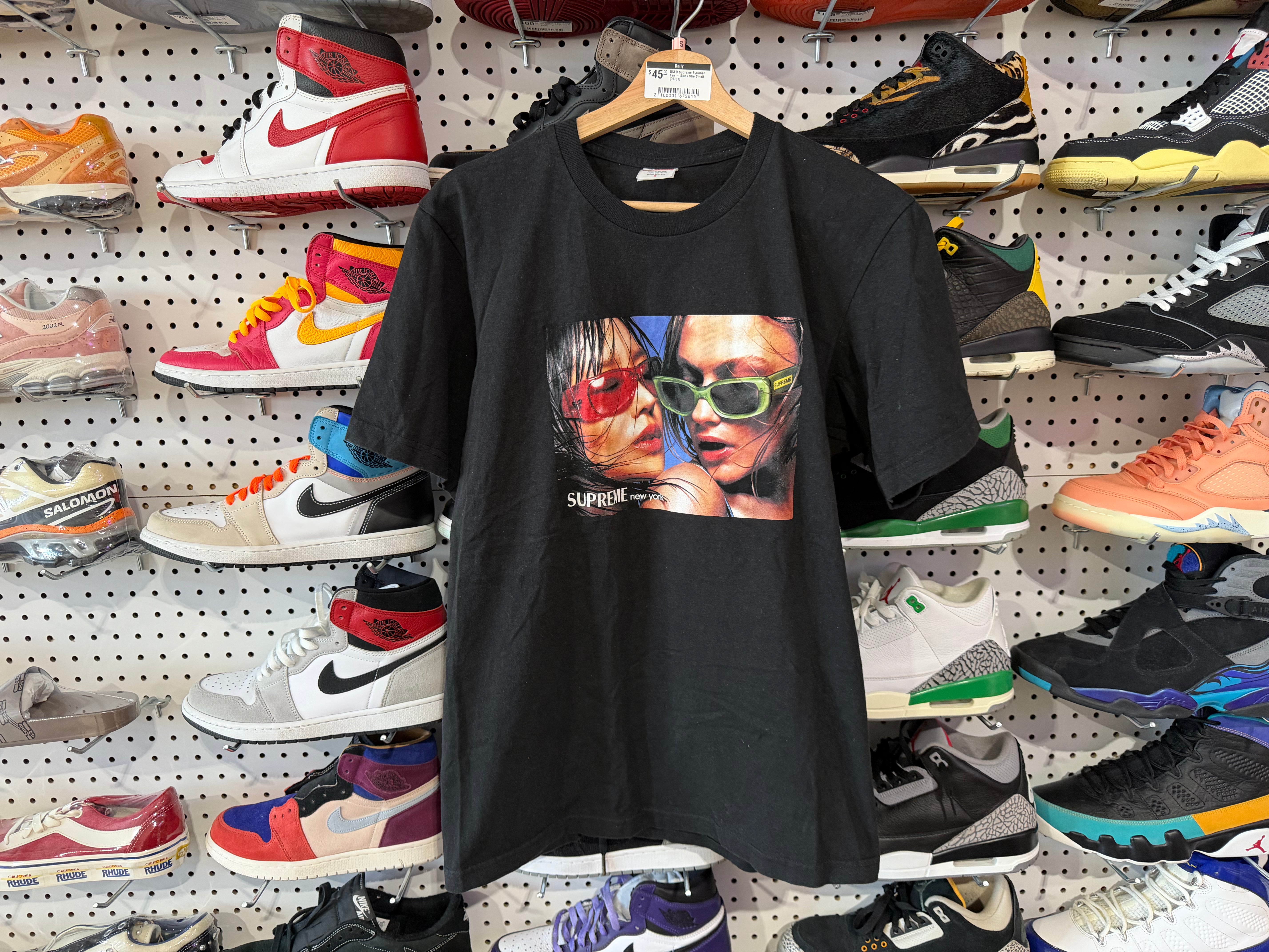 USED Supreme Eyewear Tee - Black Size Small t