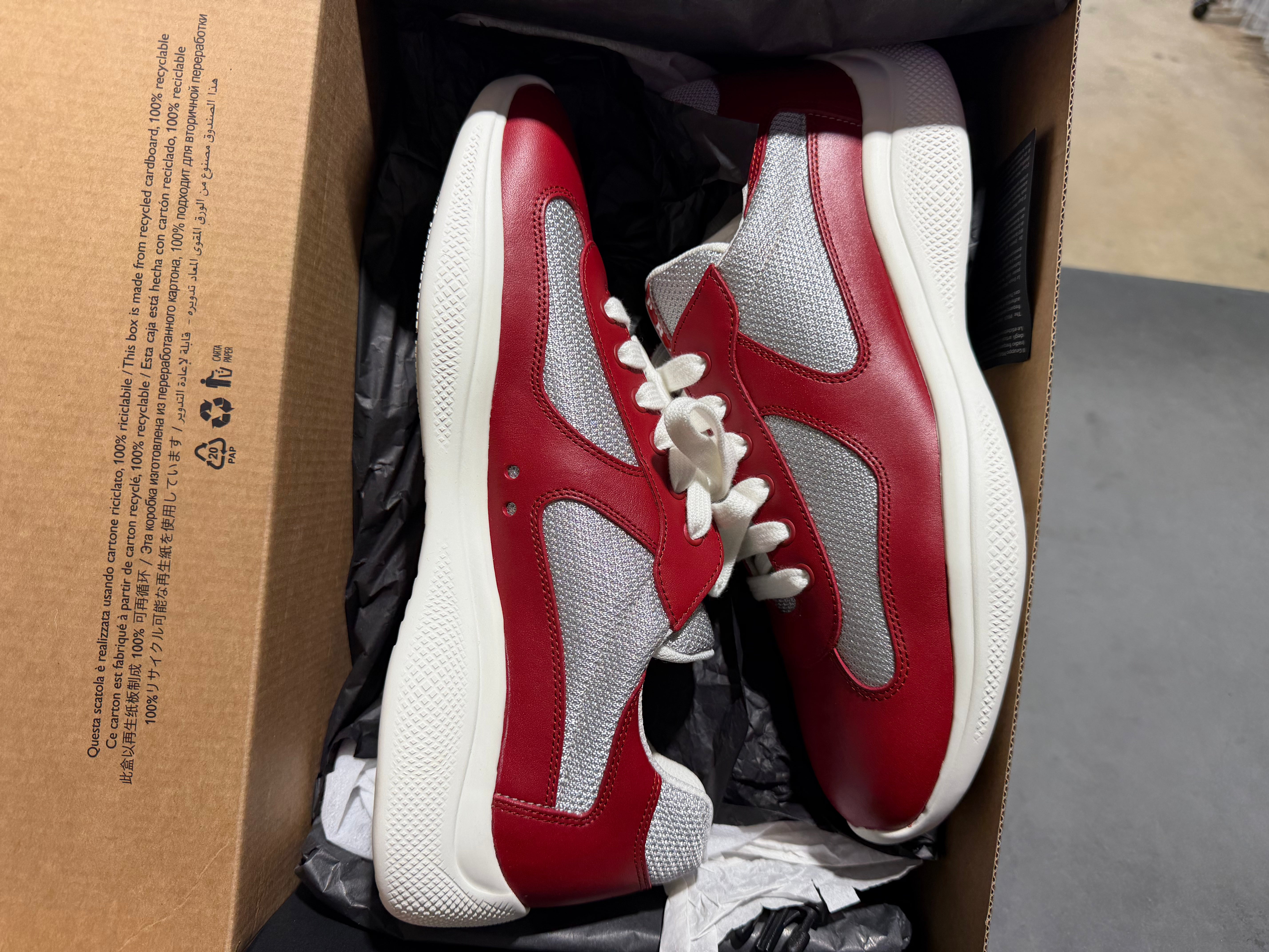 Prada America Cup - Red Size 9