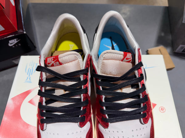 Air Jordan 1 Retro Low OG - Trophy Room Rookie Card Away Size 10.5
