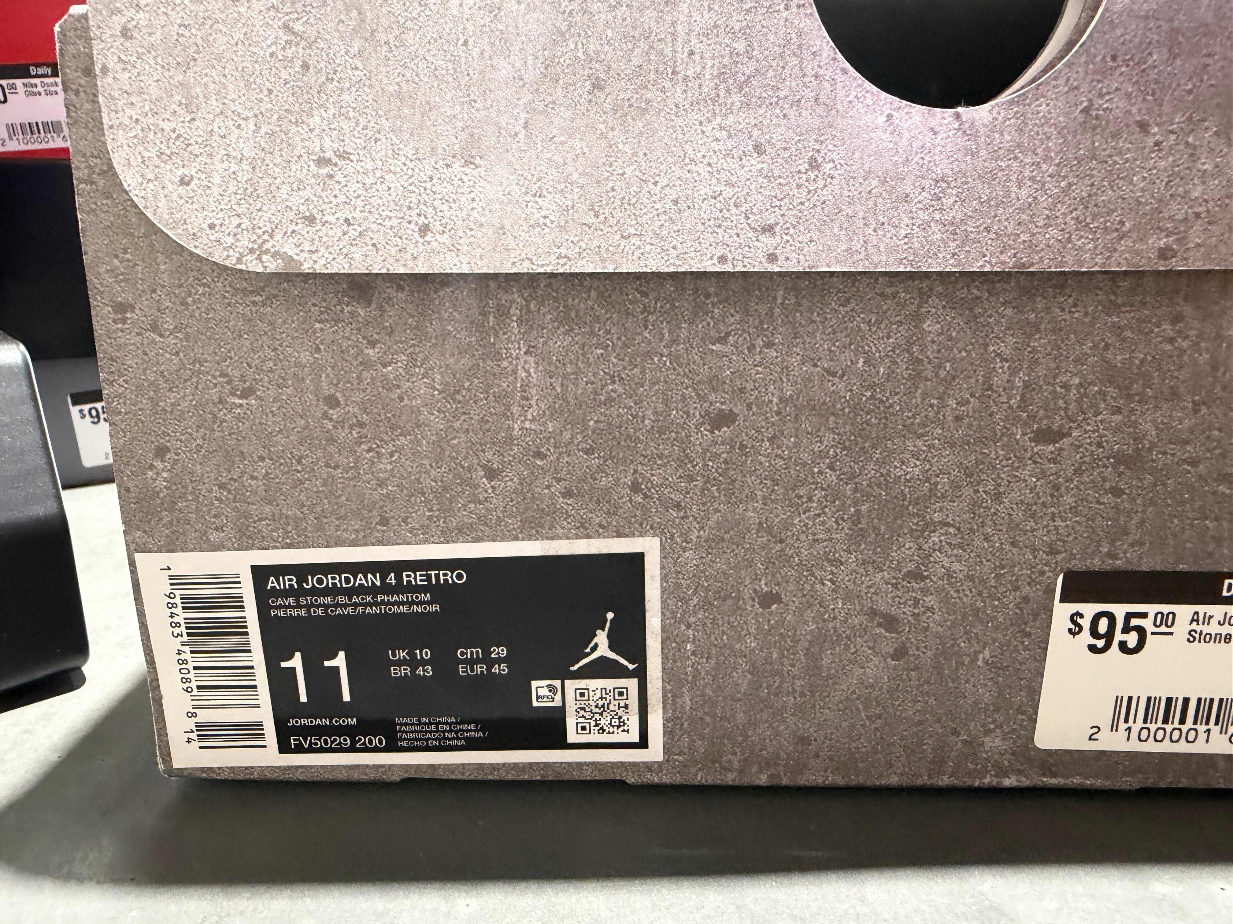 Air Jordan 4 Retro - Cave Stone Size 11