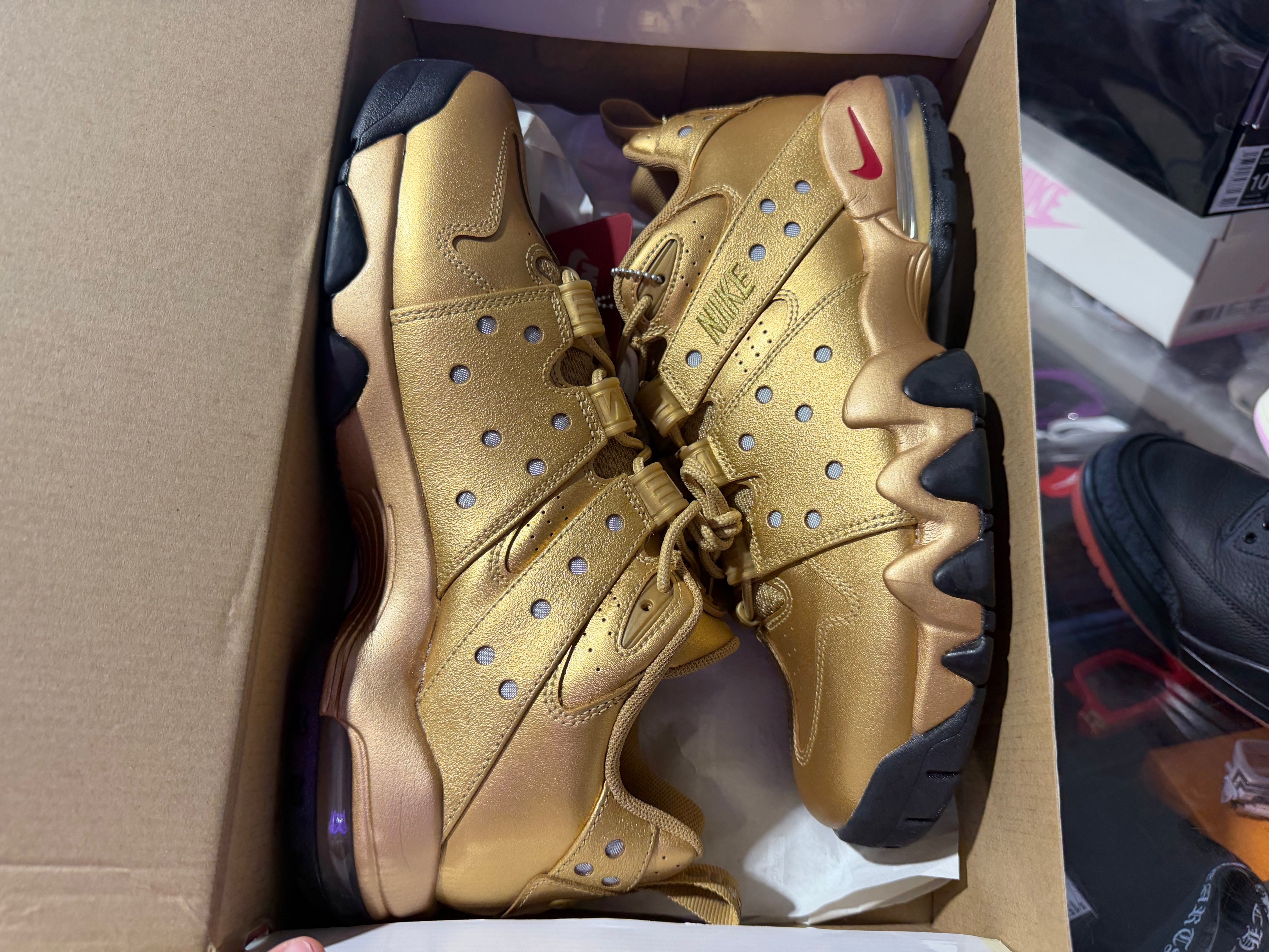 Nike SB Air Max 2 CB '94 Low - Supreme/Metallic Gold Size 10
