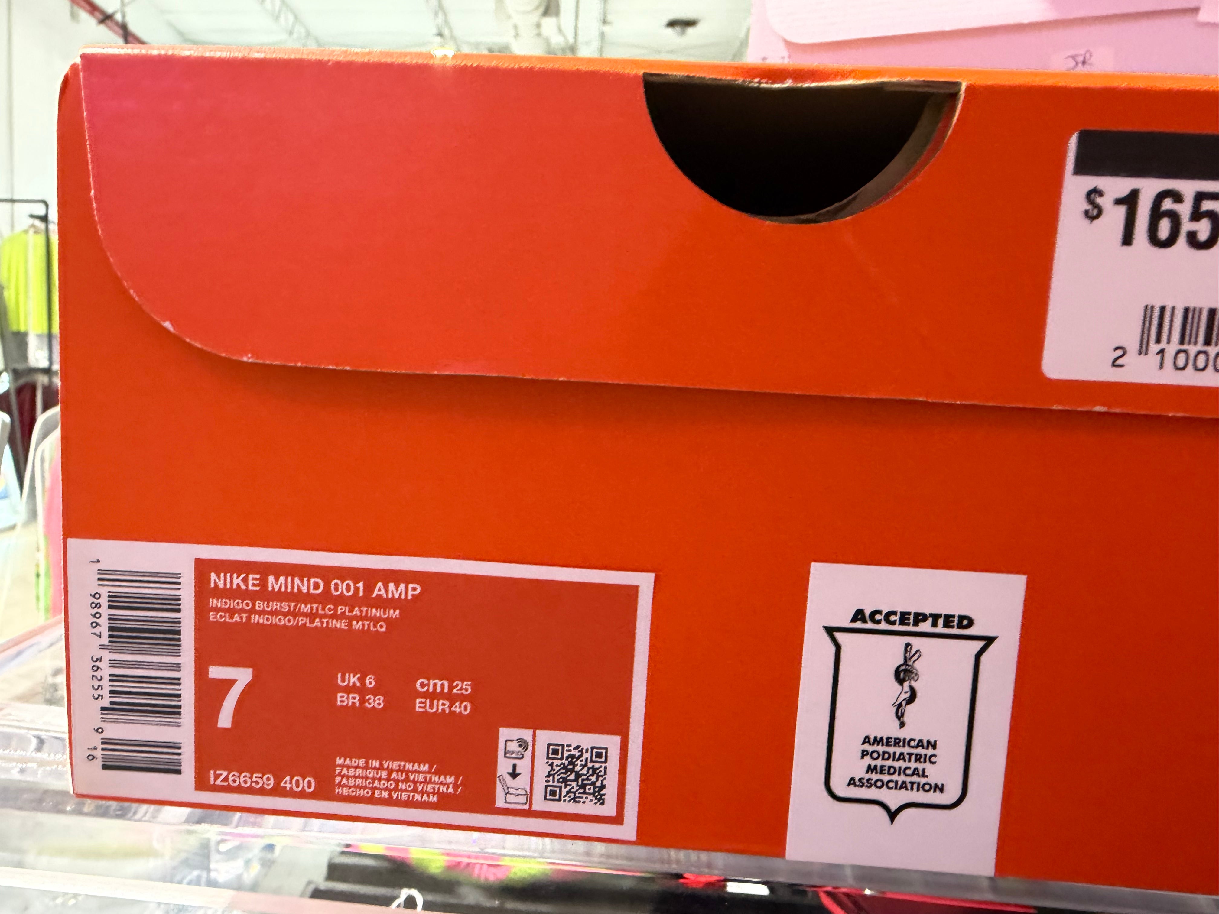 Nike Mind 001 AMP - Spider-man Size 7