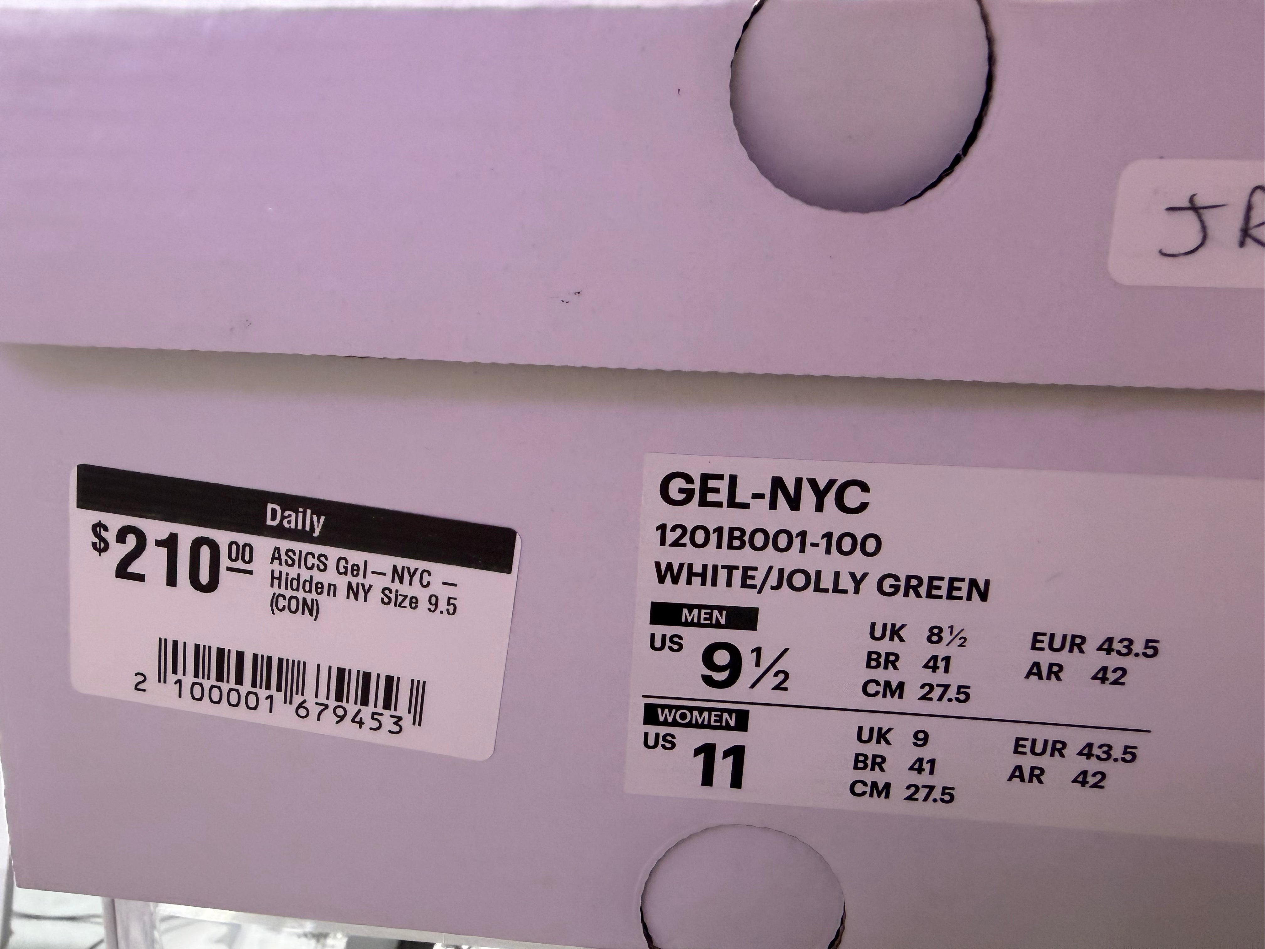 ASICS Gel-NYC - Hidden NY Size 9.5