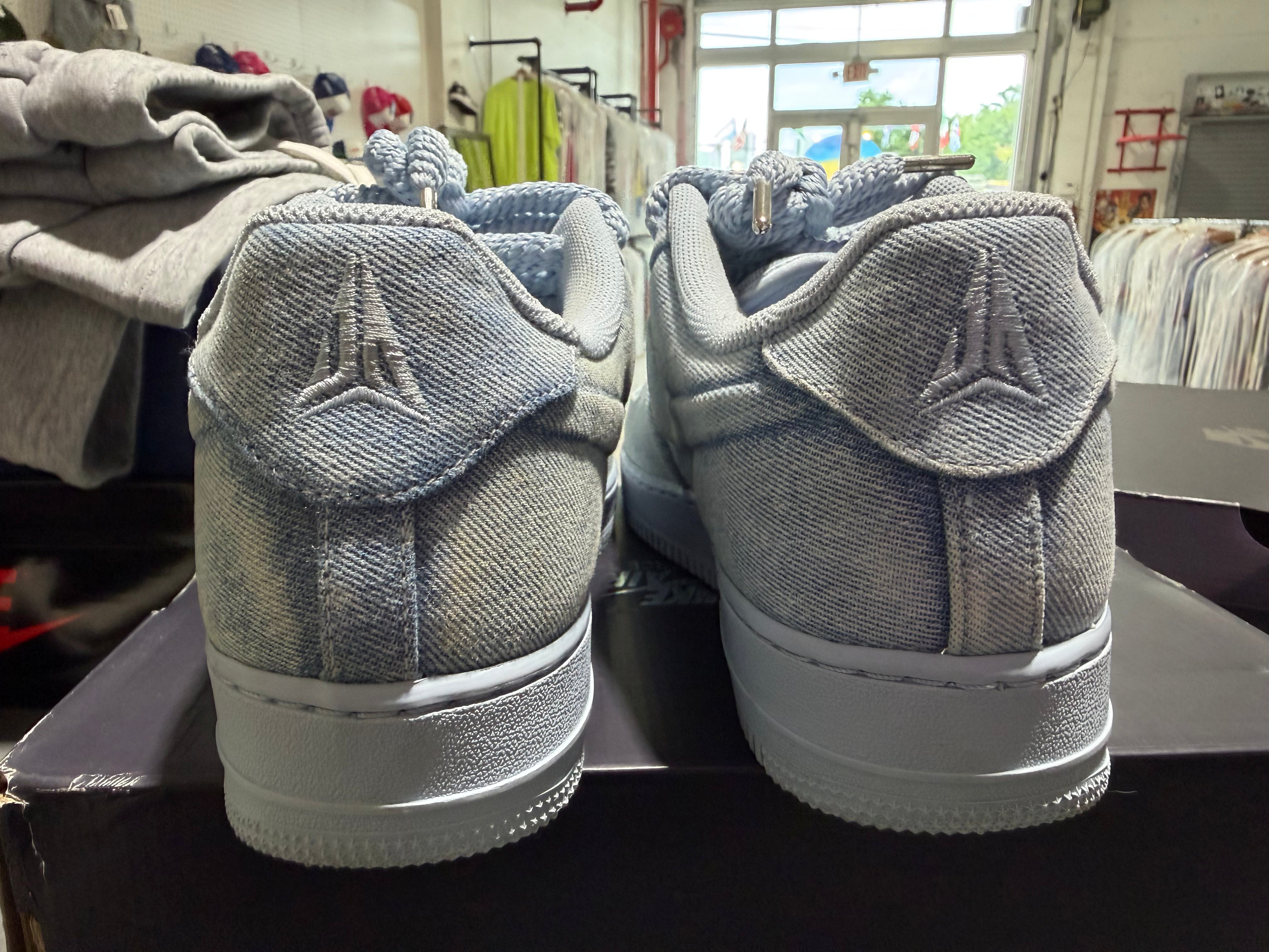 Nike Air Force 1 Low - Ja Morant Denim Light Armory Blue Size 10.5