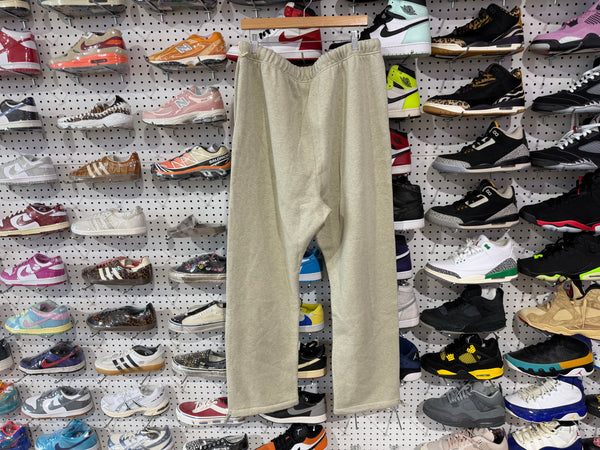 NEW Fear Of God Essentials Sweatpants - Heather Stone Size XL