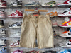 USED Distressed Carhartt Shorts - Faded Khaki Size 34