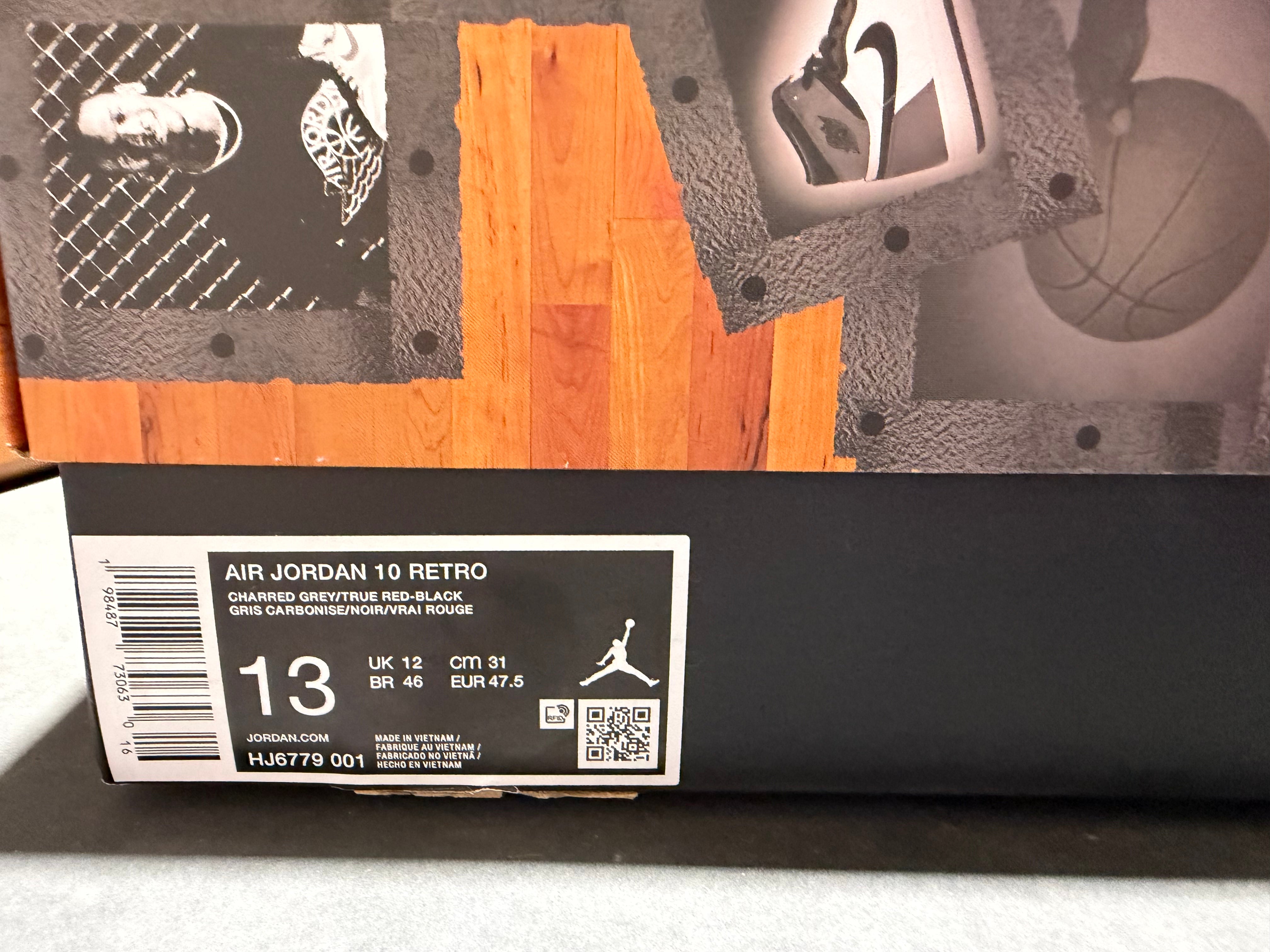 Air Jordan 10 Retro - Shadow 2025 Size 13