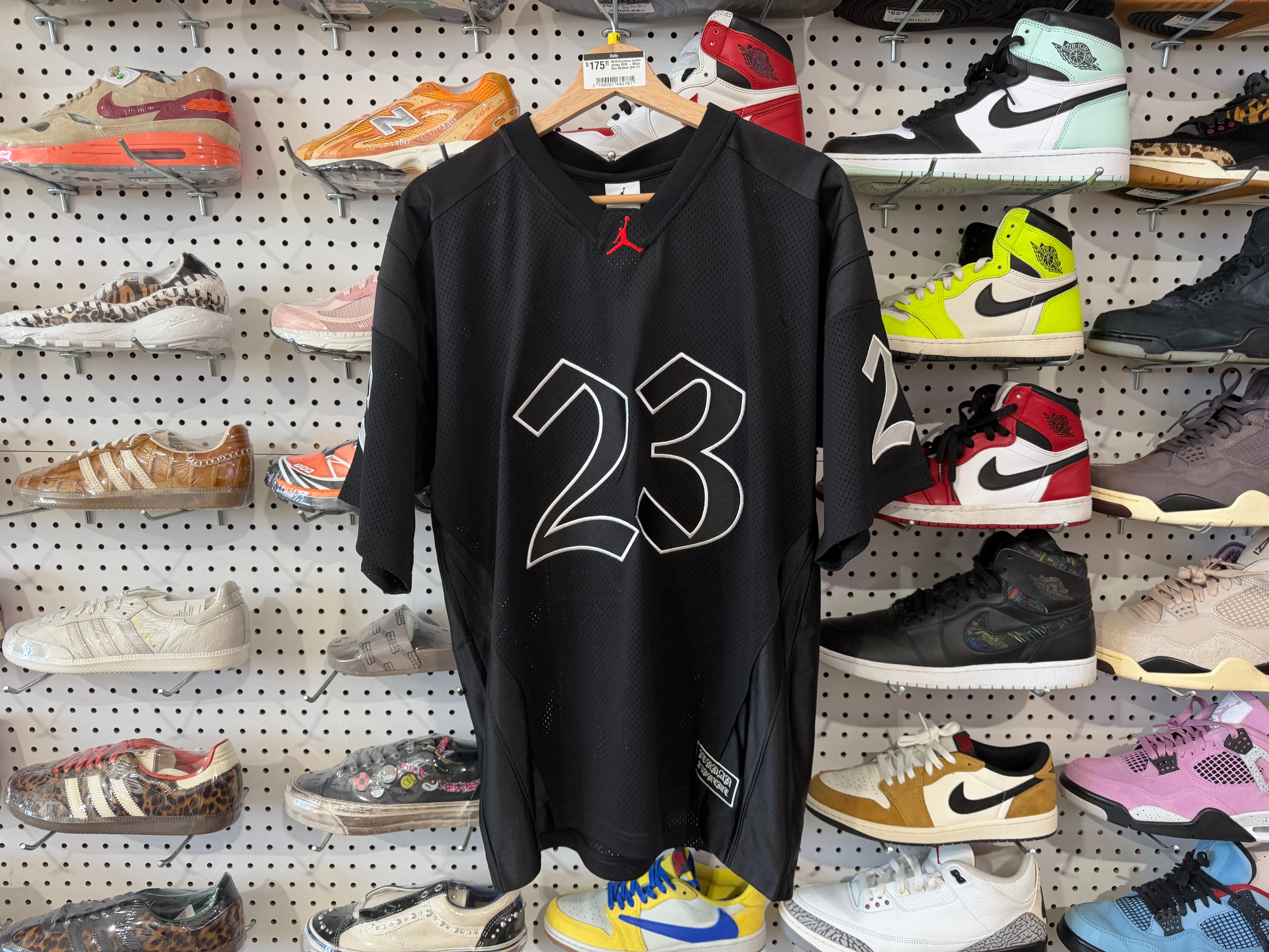 NEW Supreme Jordan Jersey SS26 - Black Size Medium