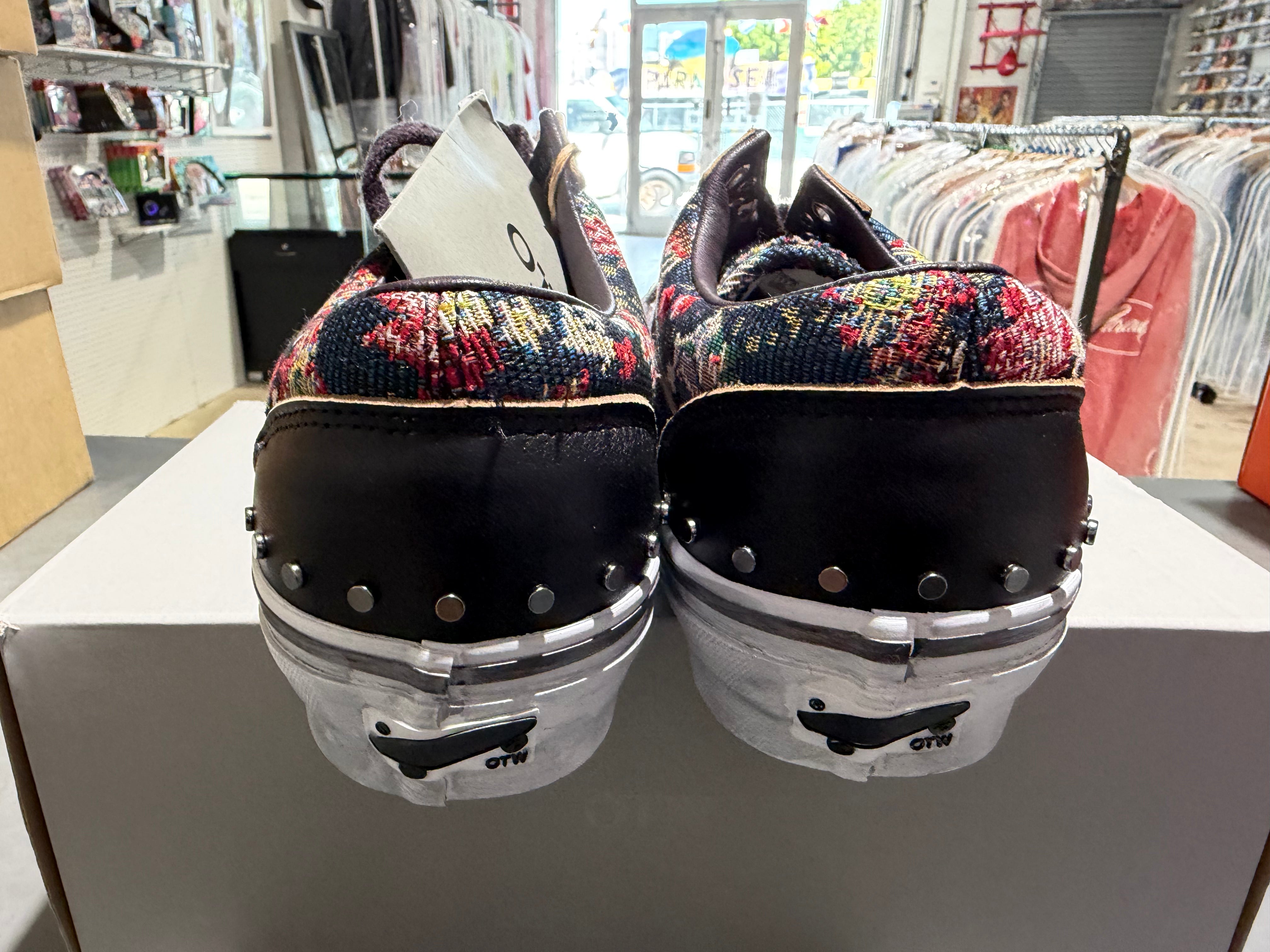 Vans OTW Old Skool 36 Vibram -Floral Rivets Black Size 10