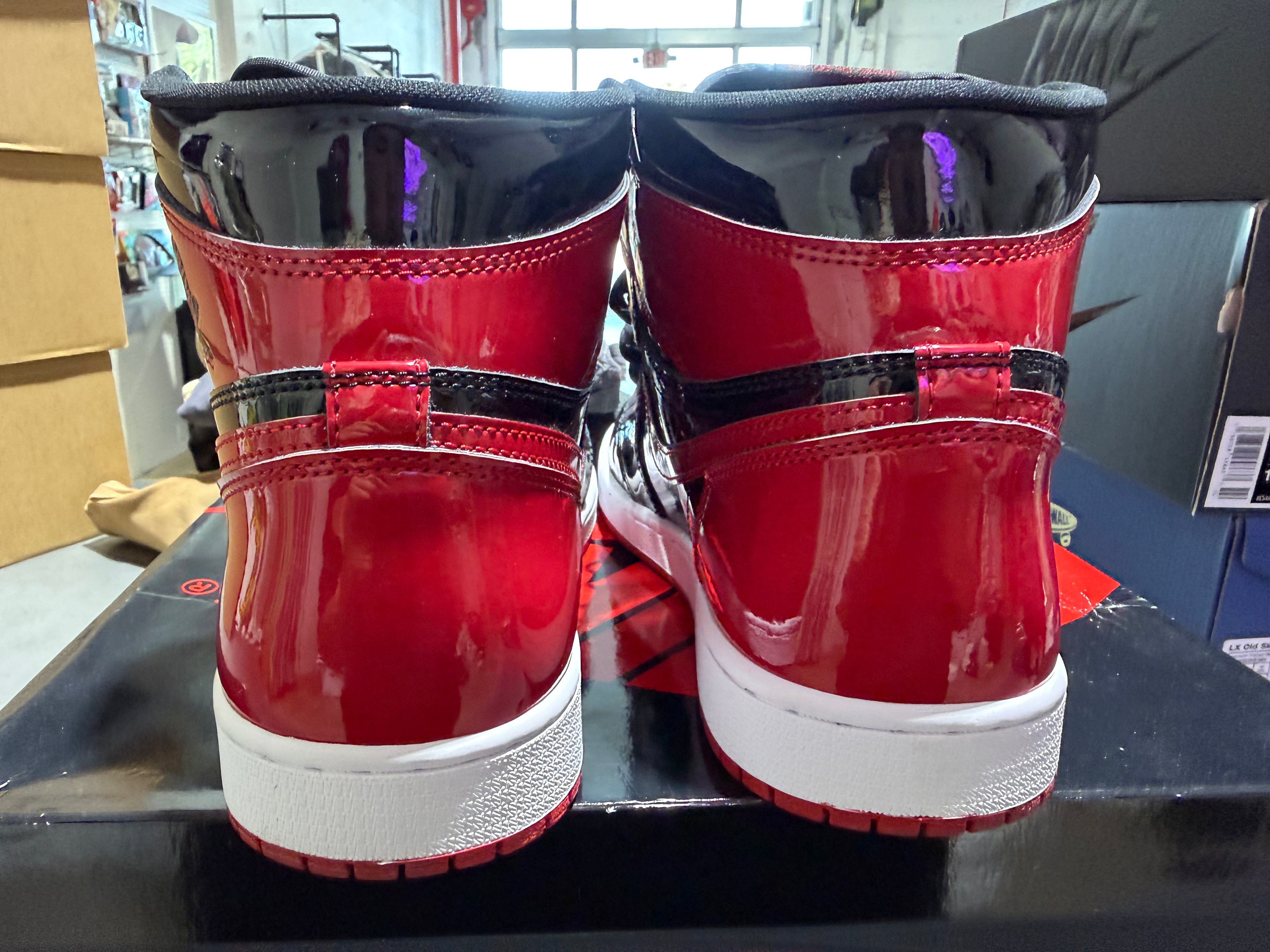 Air Jordan 1 Retro High OG - Patent Bred Size 10.5
