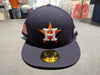 NEW Eric Emanuel EE Houston Astros Fitted Hat - Navy Size 7 1/2