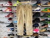 USED Distressed Carhartt Relaxed Fit Pants - Khaki Size 38x30