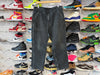 USED Distressed Carhartt Flannel Lined Carpenter Pants - Black Size 36x30