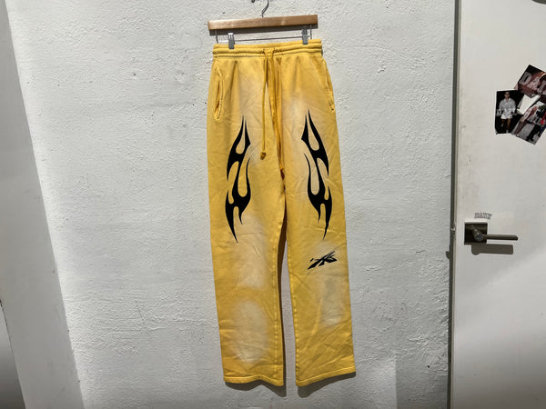 NEW Hellstar Sports Sweatpants - Yellow Size Large
