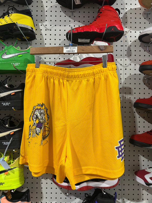 USED Eric Emanuel x Warren Lotas Basic Short - Yellow Size XXL