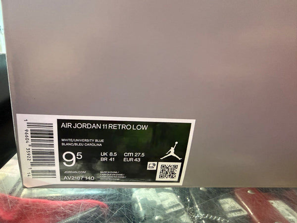 Air Jordan 11 Retro Low - Cement Grey Size 9.5
