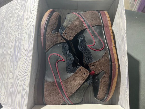 Nike Dunk High Premium SB - Brooklyn Projects/Slayer Size 8