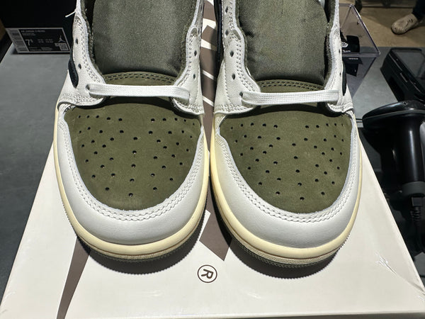 Air Jordan 1 Retro Low OG SP - Travis Scott Medium Olive Size 10.5