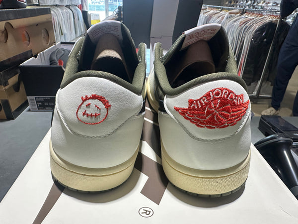 Air Jordan 1 Retro Low OG SP - Travis Scott Medium Olive Size 10.5