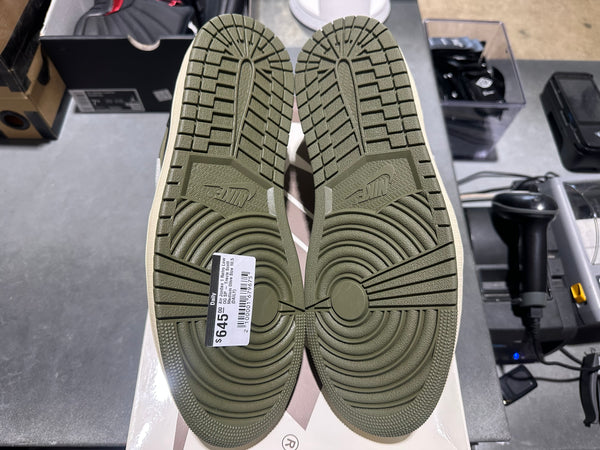 Air Jordan 1 Retro Low OG SP - Travis Scott Medium Olive Size 10.5