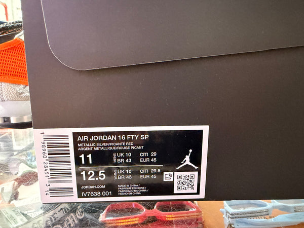 Air Jordan 16 FTY SP - Free The Youth Size 11