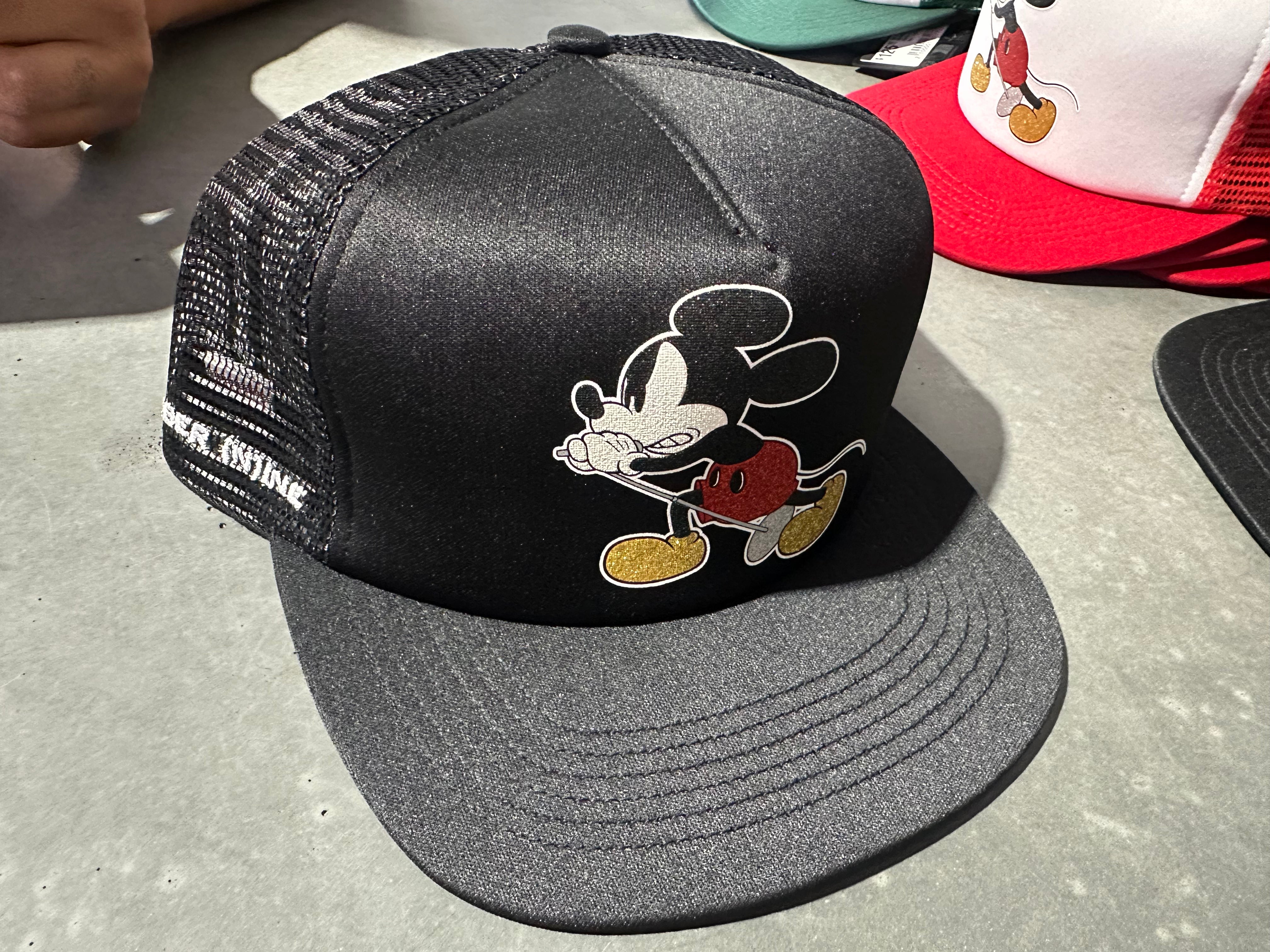 NEW Supreme x NUMBER NINE Mickey Mesh 5 Panel Trucker Hat - Black