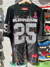 NEW Supreme FW25 BCA Football Jersey - Black Size XL
