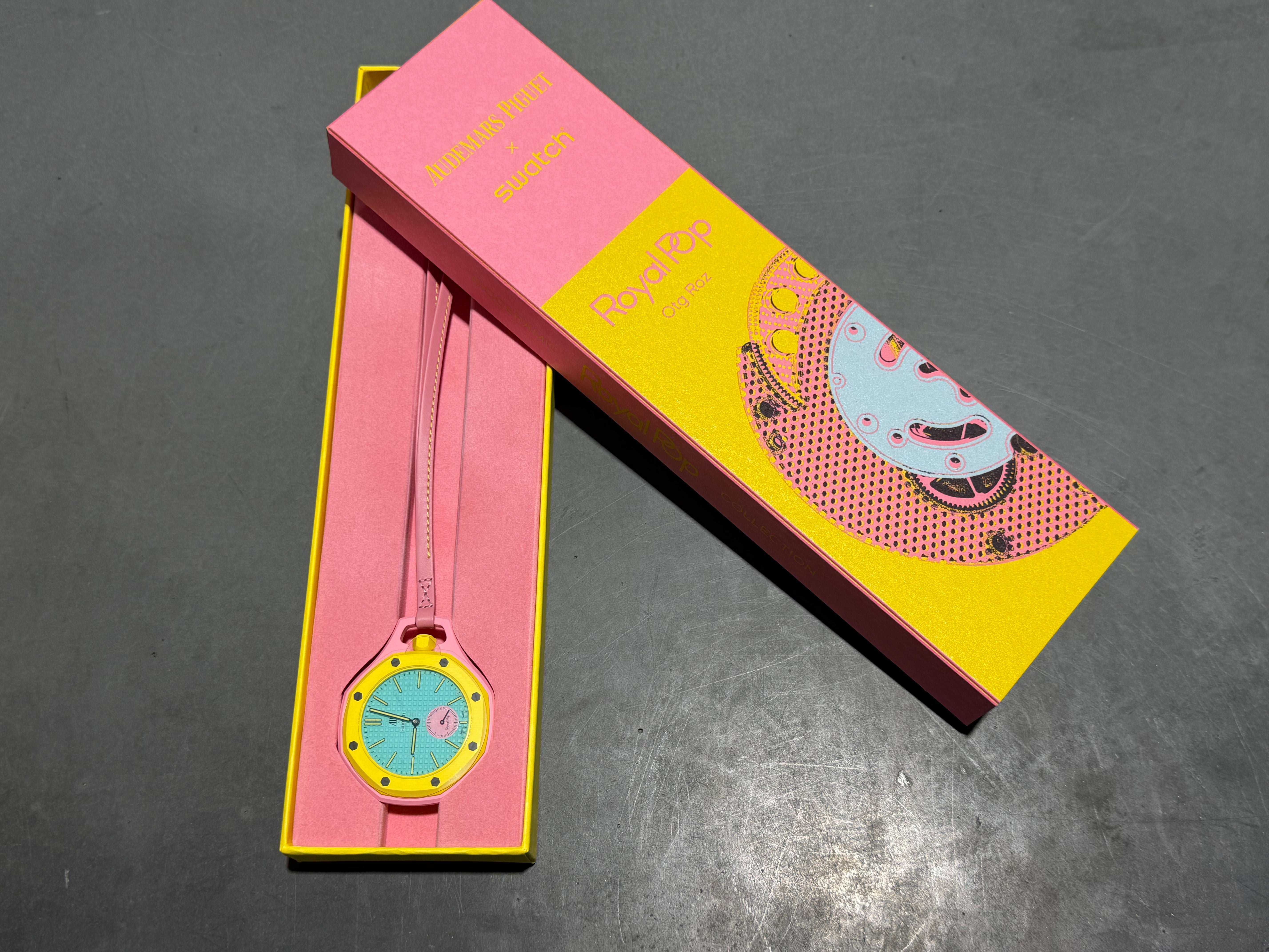 Swatch x Audemars Piguet AP Bioceramic Royal Pop - Otg Roz SSX03J100N
