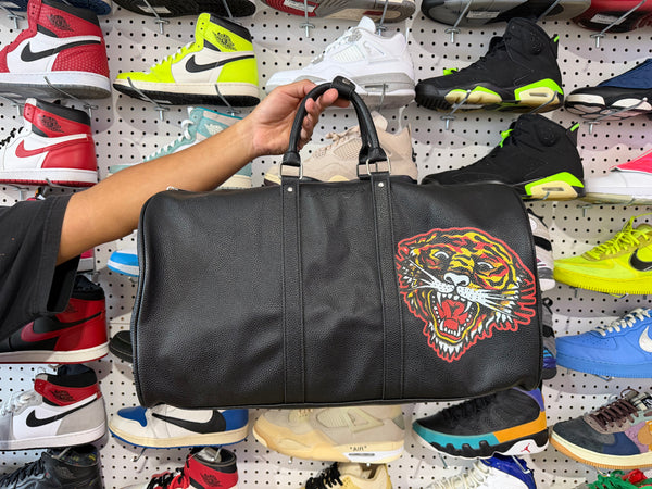 USED Ed Hardy Leather Bag - Black