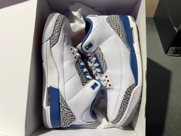 Air Jordan 3 Retro OG - True Blue Size 10.5