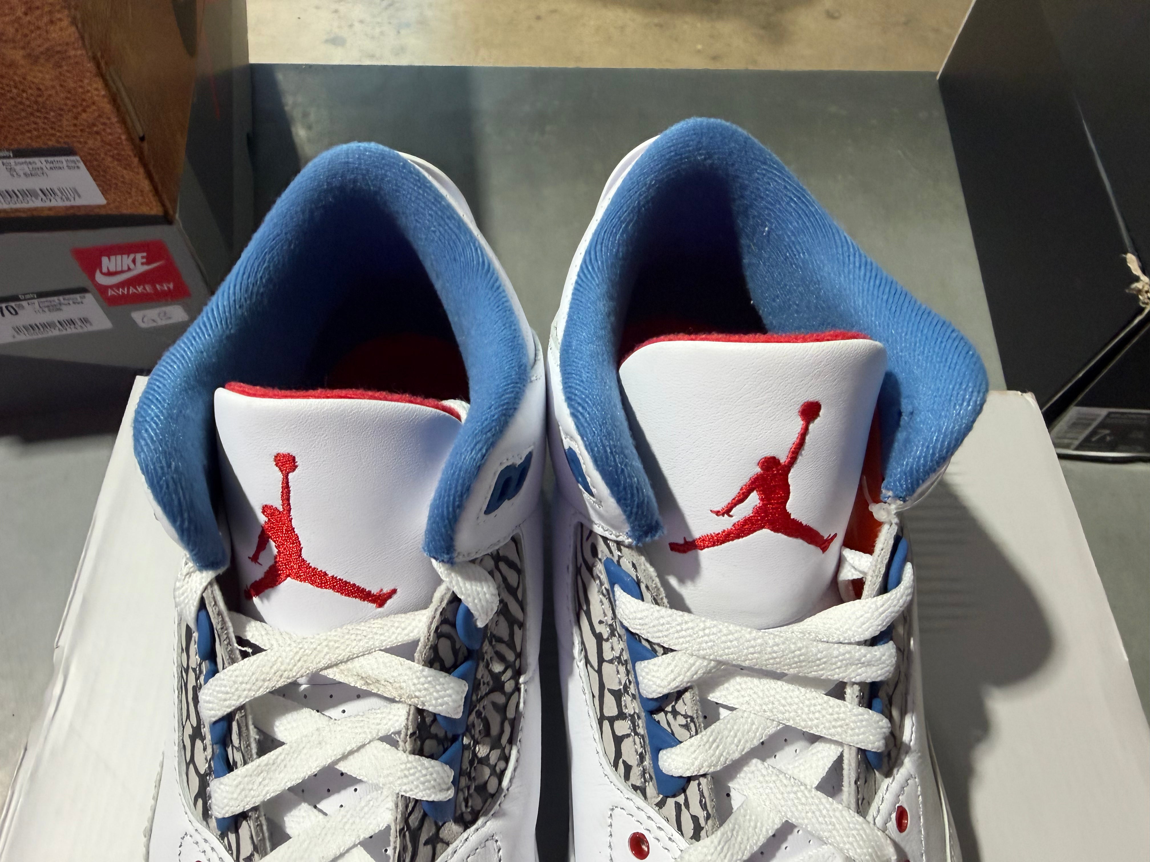 Air Jordan 3 Retro OG - True Blue Size 10.5