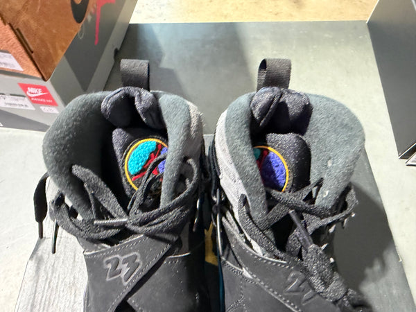 Air Jordan 8 Retro GS -  Aqua Size 7Y