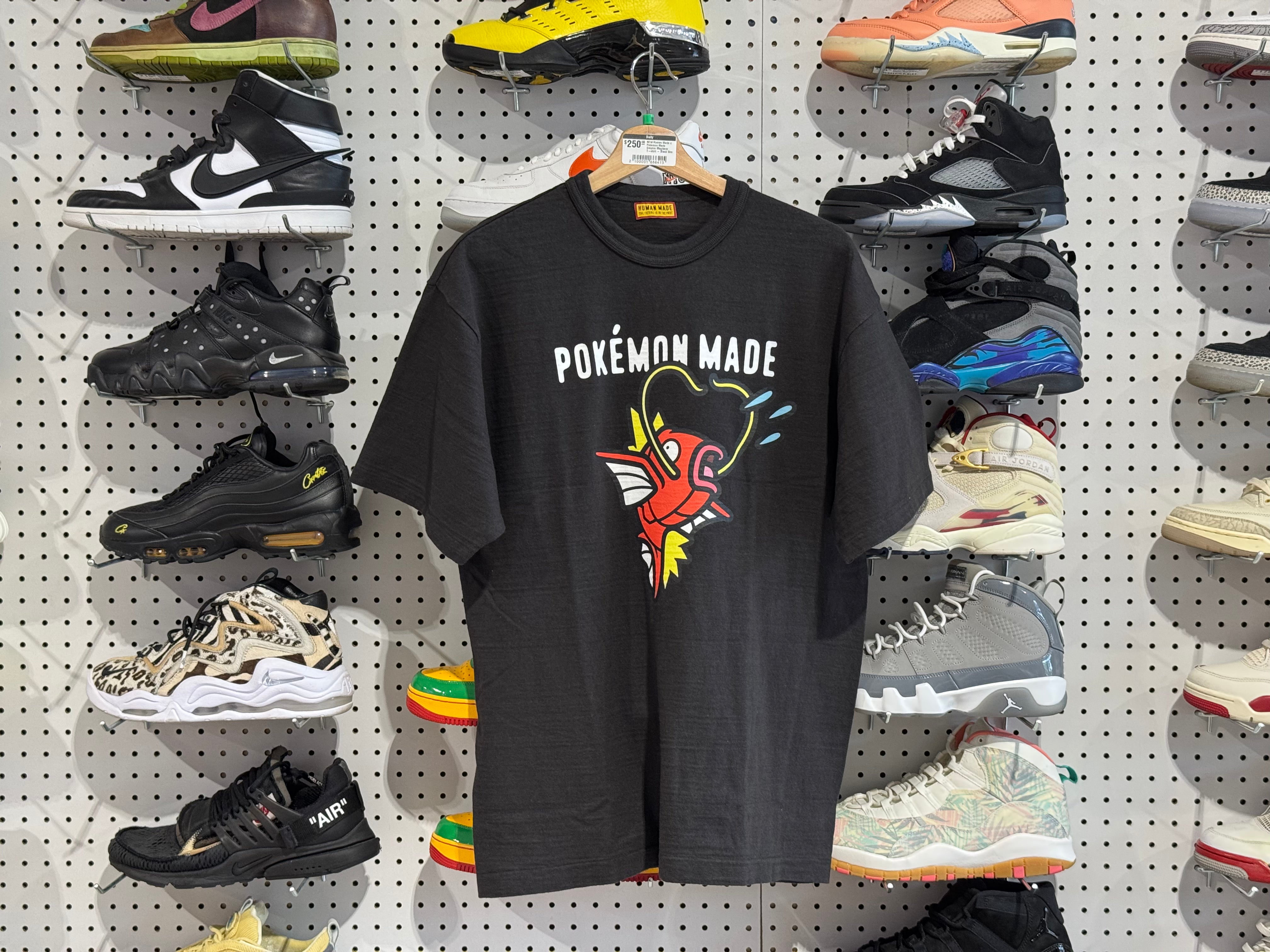 Human Made x Pokemon Made Graphic Magikarp T-shirt - Black Size XL