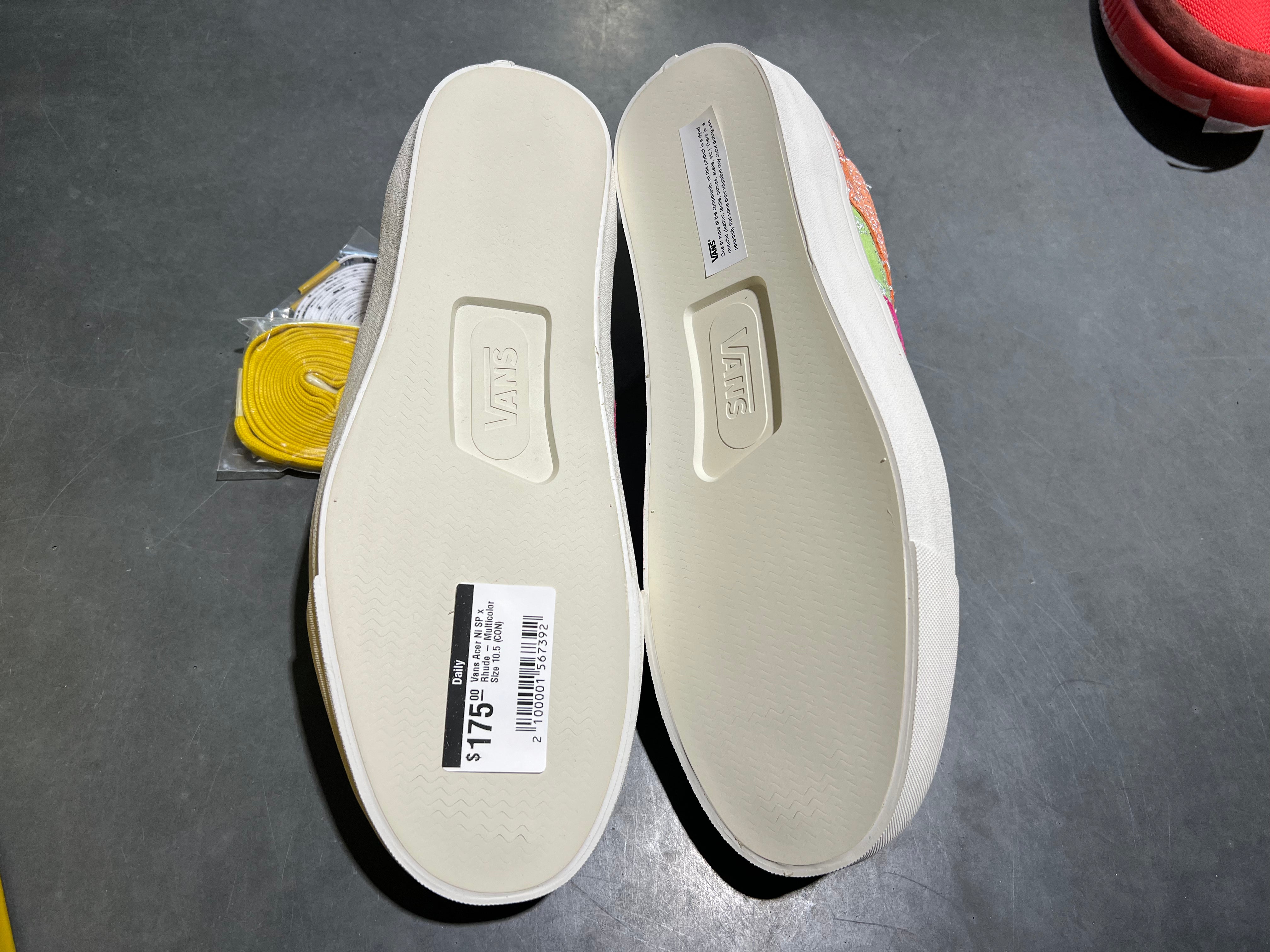 Vans Acer Ni SP x Rhude - Multicolor Size 10.5