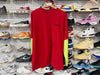 USED Supreme Double Layer L/S Tee - Red/Lime Size XL