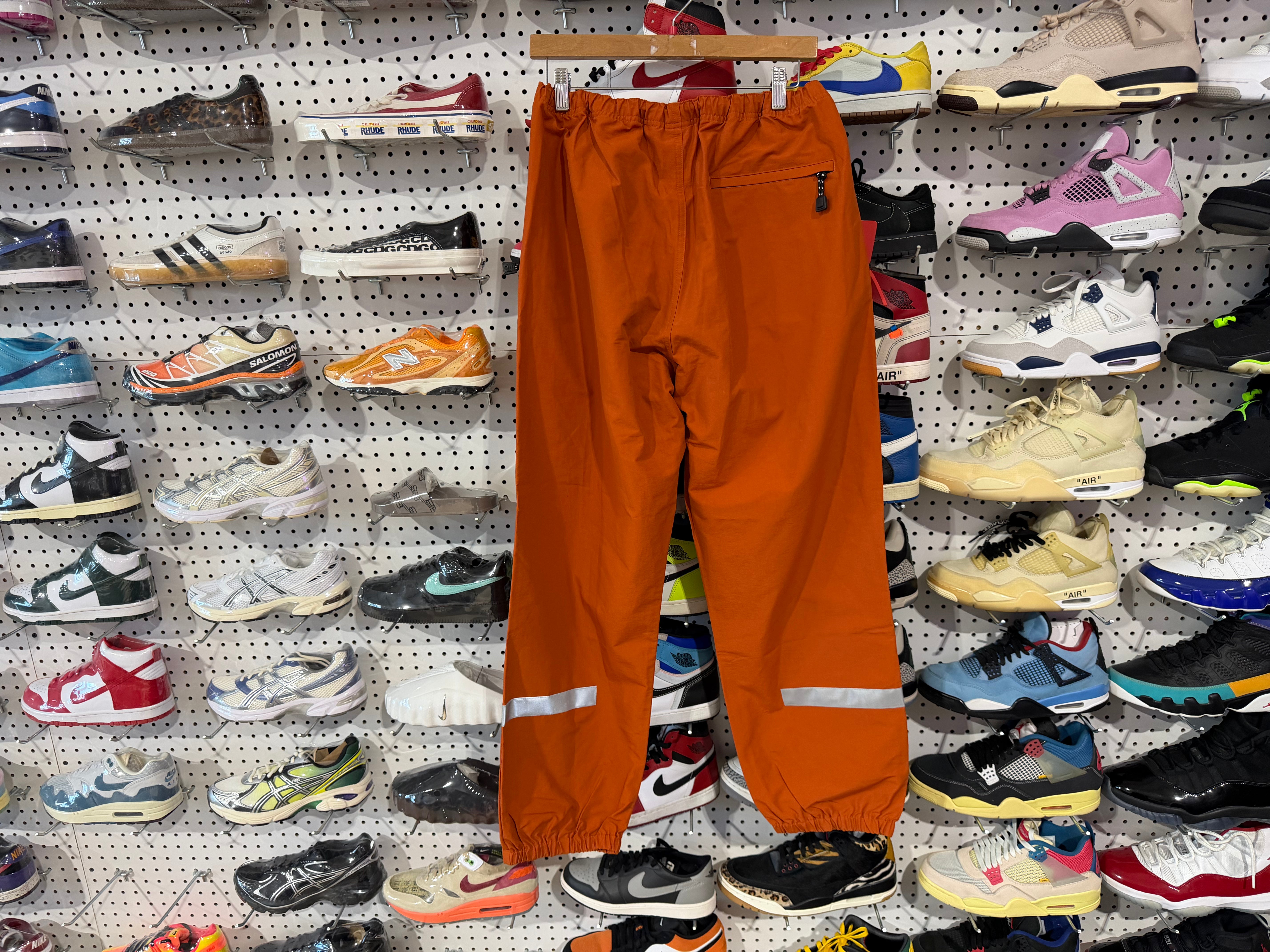 USED Supreme x Timberland Reflective Taping Pants - Orange Size XL