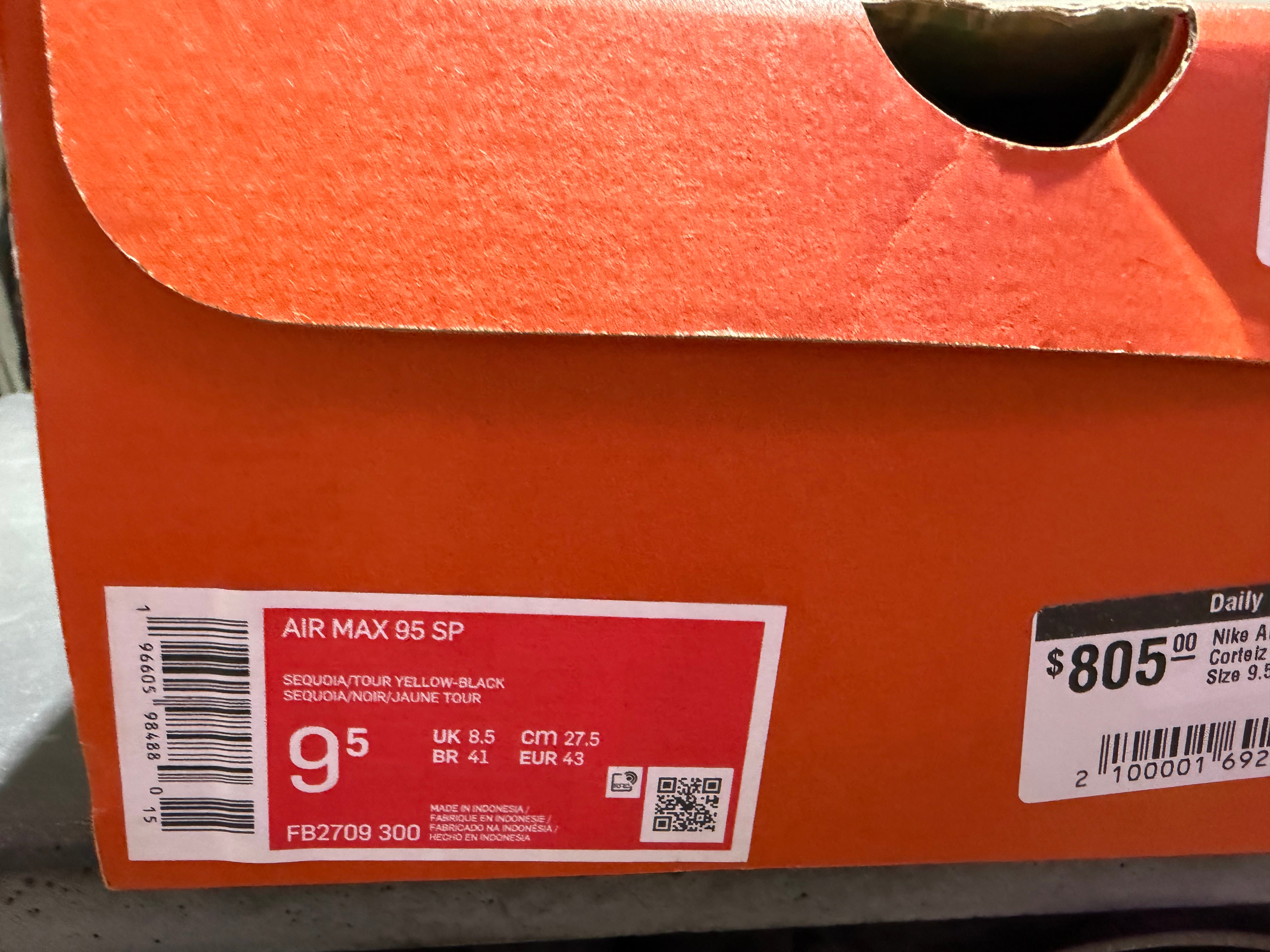 Nike Air Max 95 SP - Corteiz Gutta Green Size 9.5