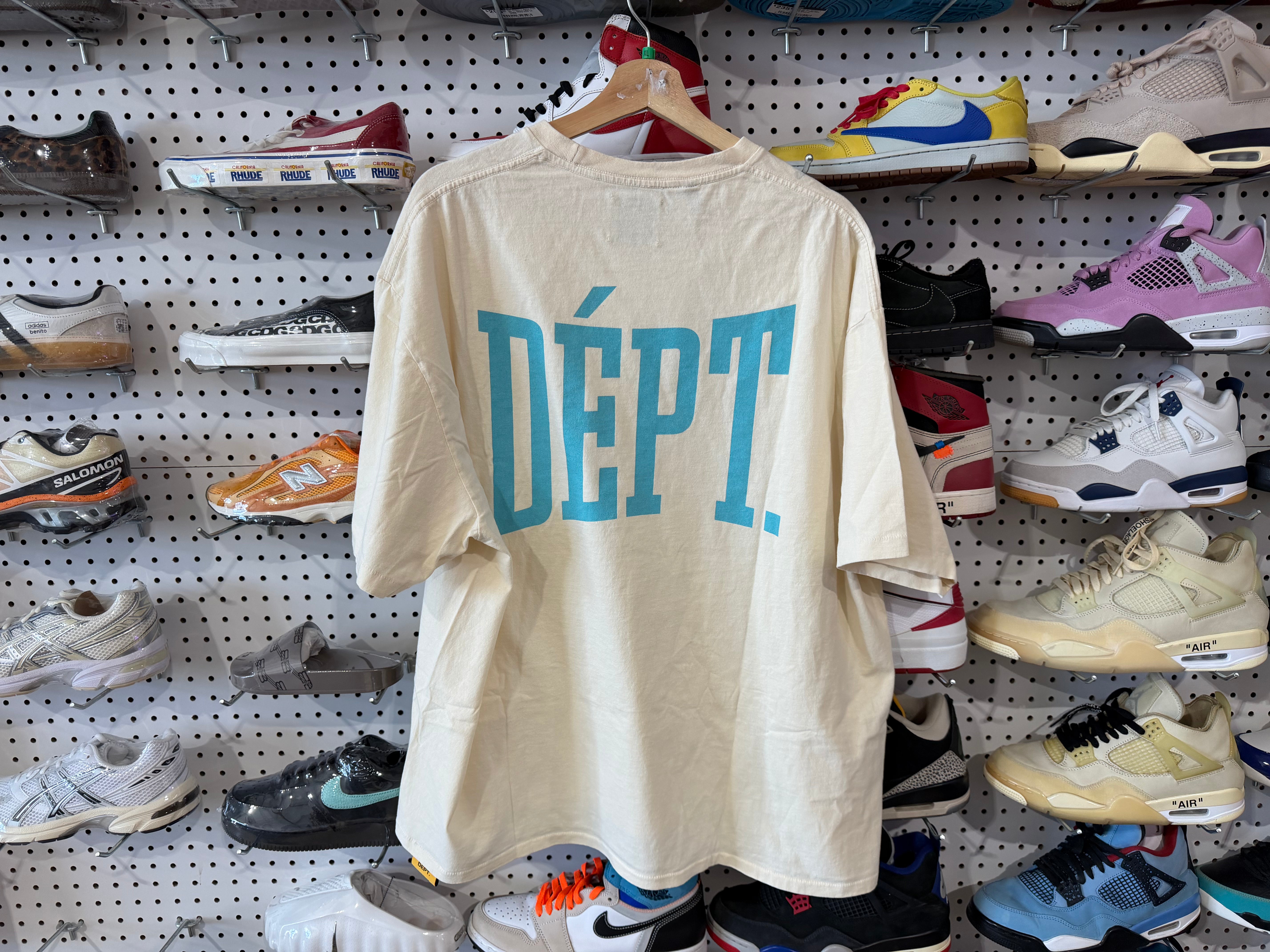 Gallery Dept. Logo Print Tee - Cream Size XL