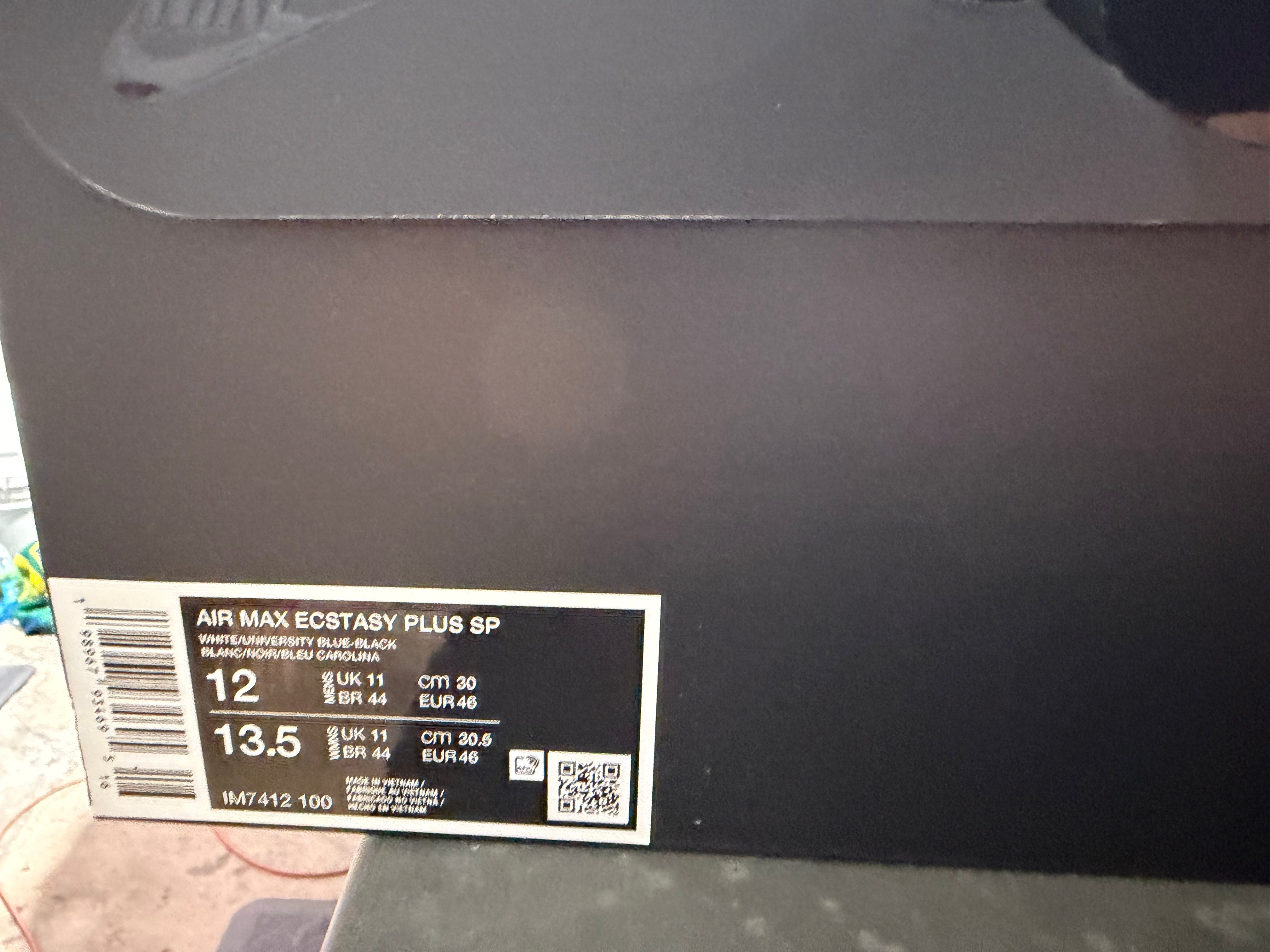 Nike Air Max Ecstasy Plus SP - White Size 12