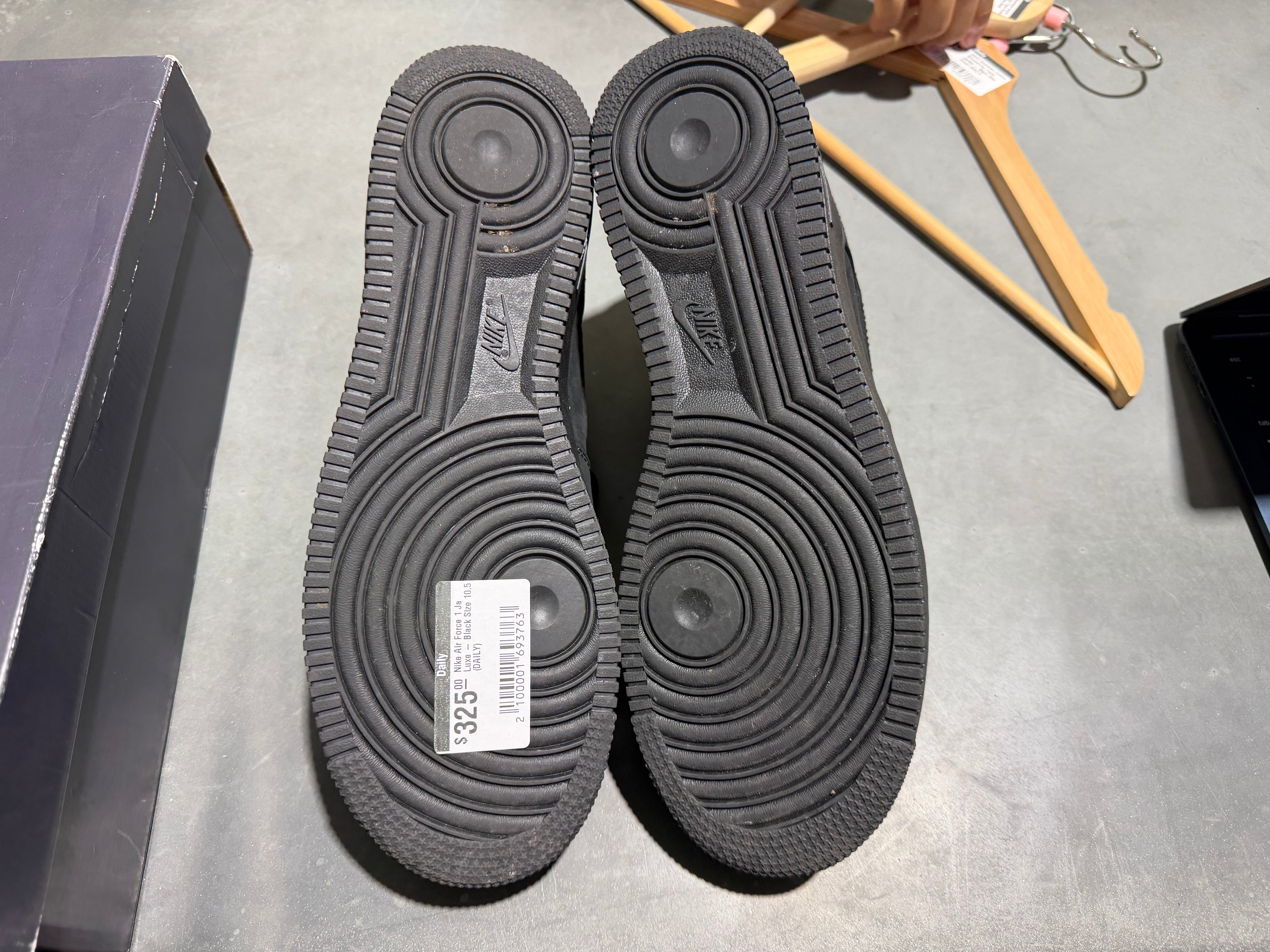 Nike Air Force 1 Ja Luxe - Black Size 10.5