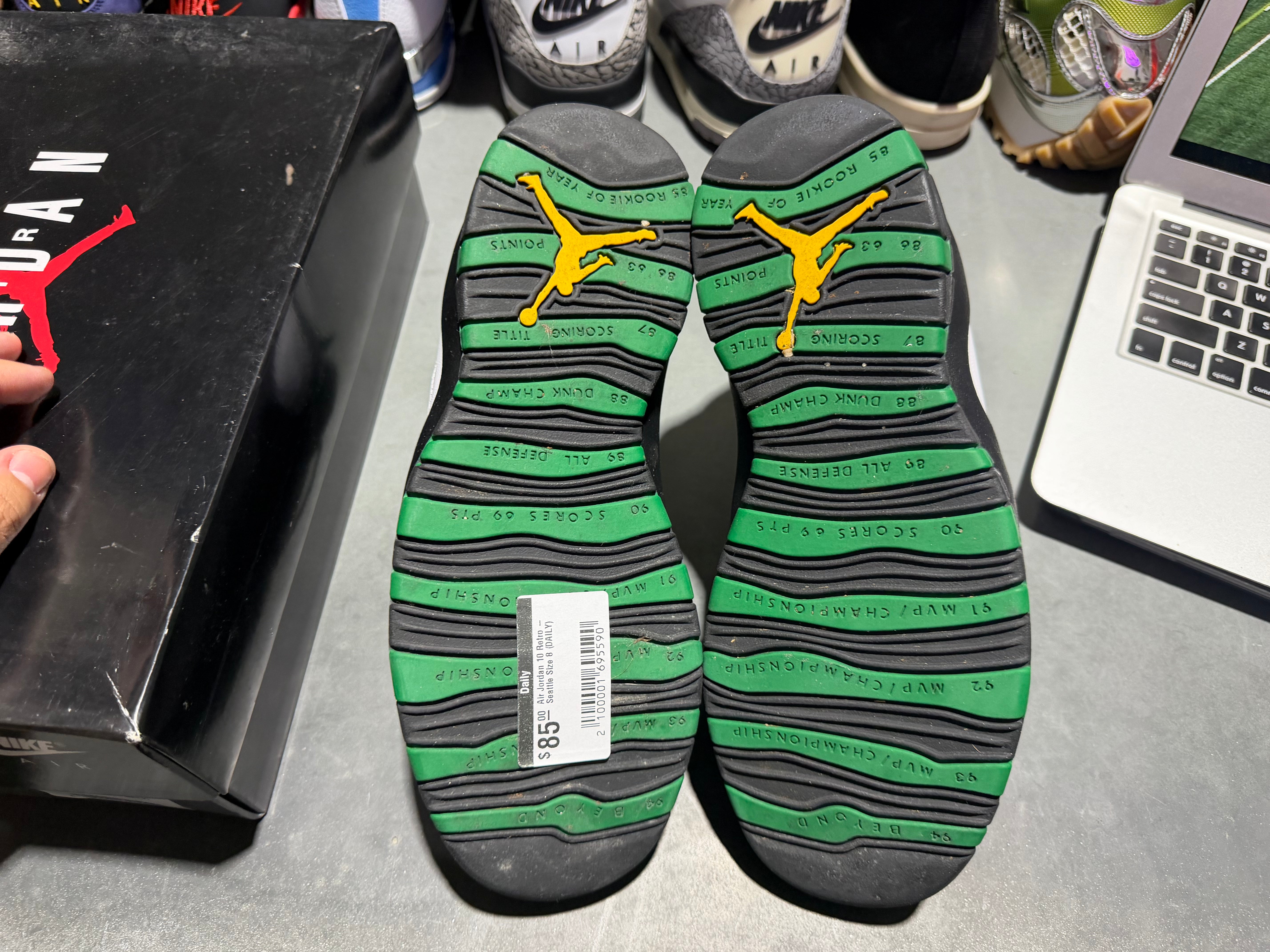 Air Jordan 10 Retro - Seattle Size 8