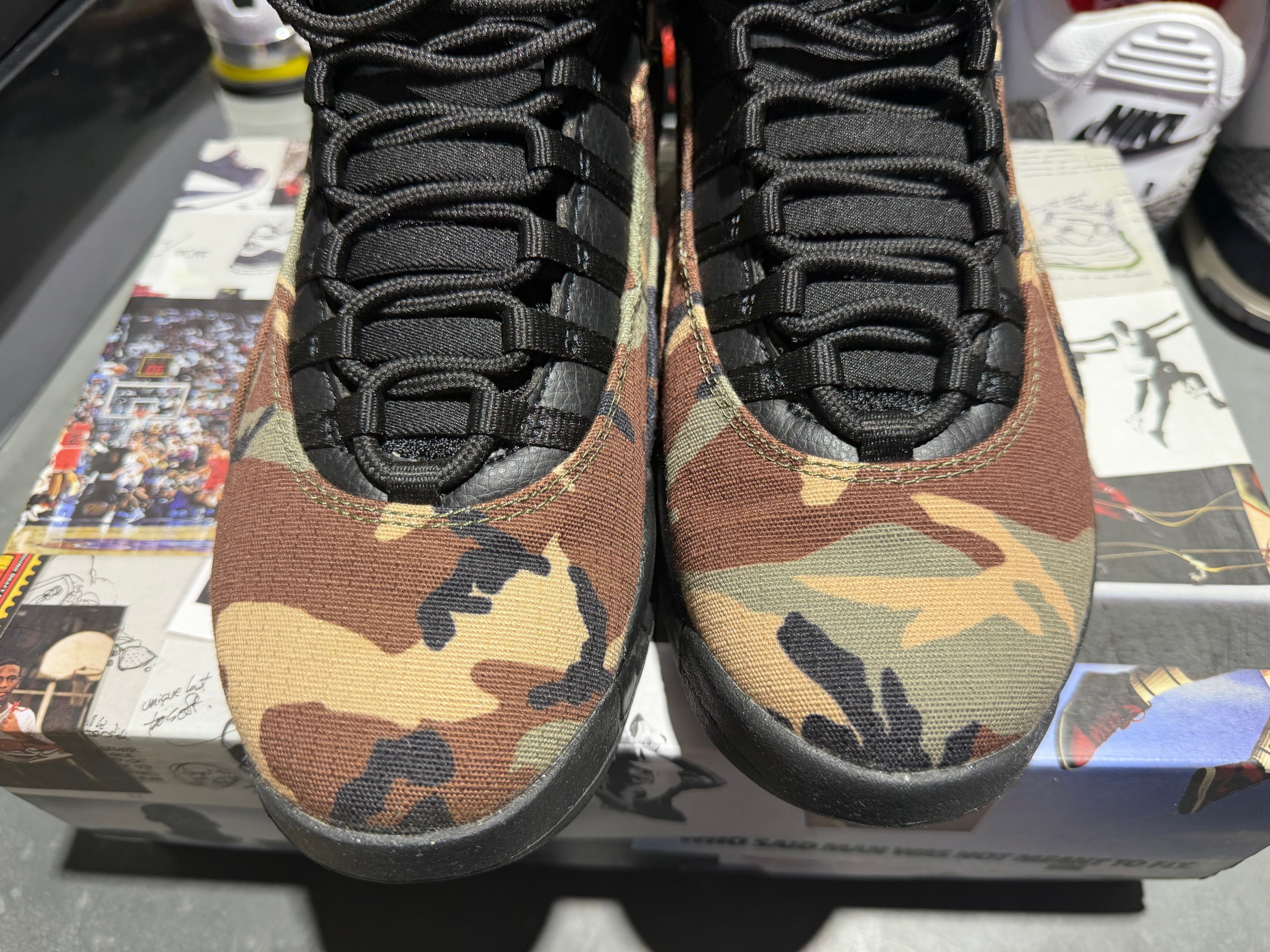 Air Jordan 10 Retro - Woodland Camo Size 9